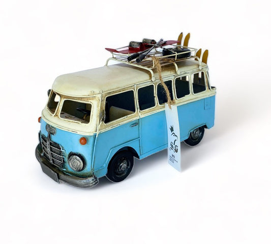 Kombi A Escala, Decoración Vintage en Fierro